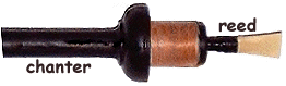bagpipers chanter scottish reeds sharps